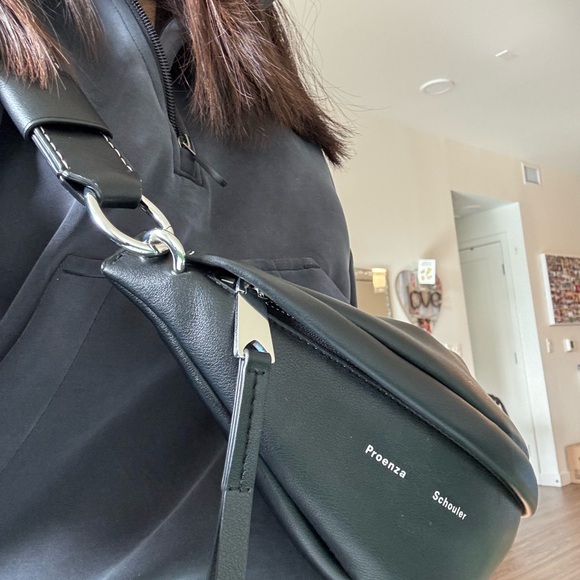 Proenza Schouler Stanton Sling Bag in Black Leather - Picture 7 of 7